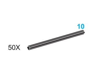 LEGO 5003133-1 10M Cross Axles — 50 pieces, Service Packs theme
