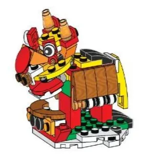 LEGO 5007587-1 4in1 Build, Lion Dance — 88 pieces, Chinese Traditional Festivals theme