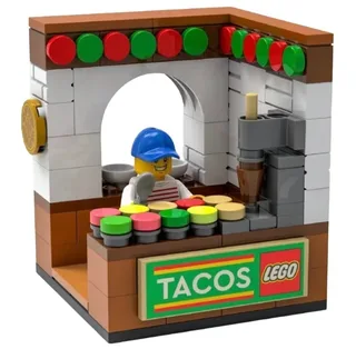 LEGO 5007866-1 Taco Stand — 118 pieces, LEGO Brand Store theme
