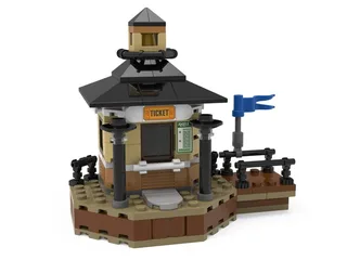 LEGO 5009157-1 Amelia Ticket Booth — 153 pieces, LEGO Ideas and CUUSOO theme