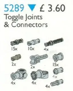 LEGO 5289-1 Toggle Joints & Connectors — 64 pieces, Service Packs theme