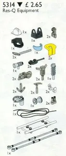 LEGO 5314-1 RES-Q Equipment (Tools) — 31 pieces, released 1999