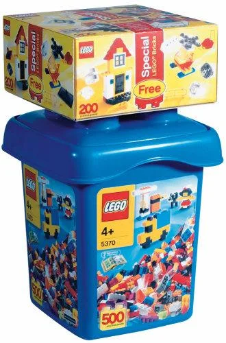 Large Make and Create Bucket with Special LEGO Bonus Bricks (Bucket and its contents only) - LEGO Set 5370a-1 - 2005