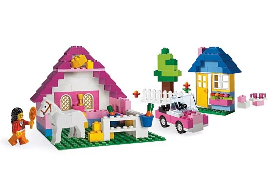 Large Pink Brick Box - View 2