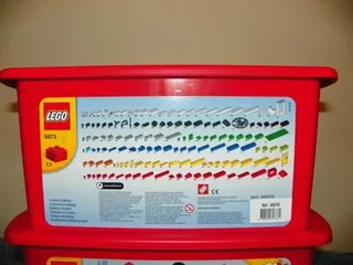 LEGO 5573-2 Build & Play [Red Tub] — 648 pieces, Make & Create theme