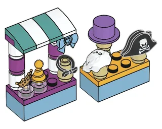LEGO 561902-1 Andrea's Fancy Dress Stand — 30 pieces, released 2019