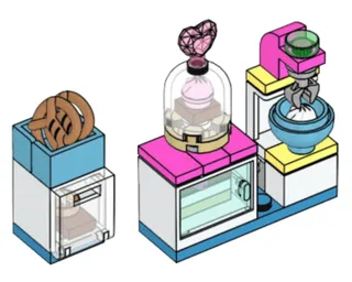 LEGO 561911-1 Olivia's Brilliant Bakery — 38 pieces, released 2019