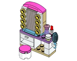 LEGO 562005-1 Dressing Table — 36 pieces, released 2020