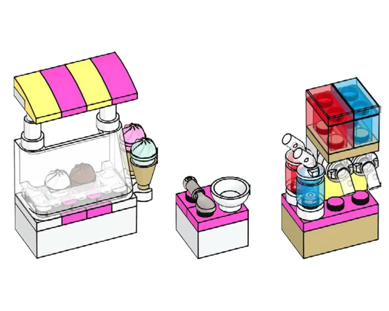 Ice Cream Shop - LEGO Set 562104-1 - 2021