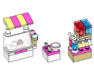 LEGO 562104-1 Ice Cream Shop — 44 pieces, released 2021