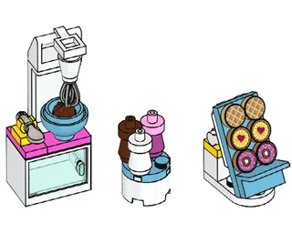 LEGO 562106-1 Stephanie's Cookie-Kitchen — 35 pieces, released 2021