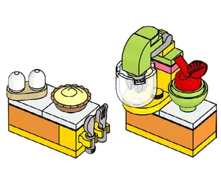 LEGO 562306-1 Cake Kitchen — 30 pieces, released 2023