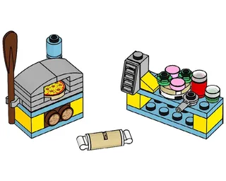 LEGO 562401-1 Pizzeria — 42 pieces, Friends theme