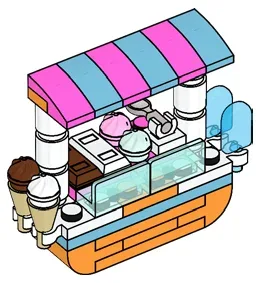 LEGO 562407-1 Ice Cream Shop — 37 pieces, Friends theme