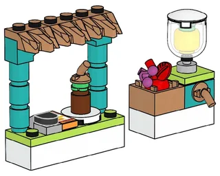 LEGO 562408-1 Smoothie Booth — 33 pieces, Friends theme