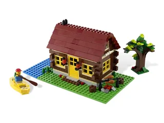 LEGO 5766-1 Log Cabin — 355 pieces, released 2011