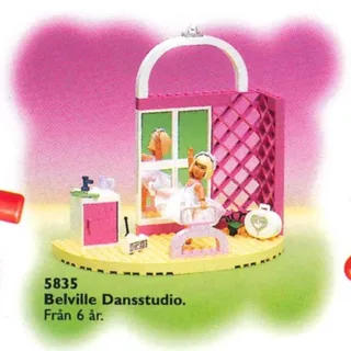 LEGO 5835-1 Dance Studio — 48 pieces, released 1996