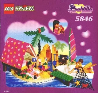 LEGO 5846-1 Desert Island — 97 pieces, released 1998