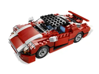 LEGO 5867-1 Super Speedster — 278 pieces, released 2010