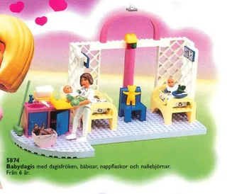 LEGO 5874-1 Nursery — 68 pieces, released 1997