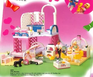 LEGO 5895-1 Villa Belville — 339 pieces, released 1996
