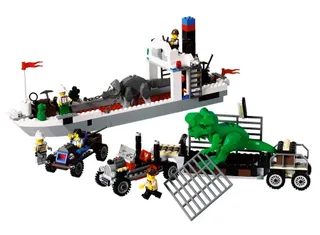 LEGO 5975-1 T-Rex Transport — 329 pieces, released 2000