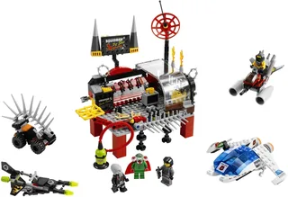 LEGO 5980-1 Squidman's Pitstop — 394 pieces, released 2009