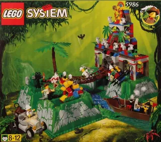 LEGO 5986-1 Amazon Ancient Ruins — 463 pieces, Adventurers theme