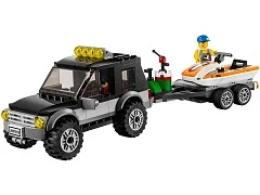 SUV with Watercraft - View 3