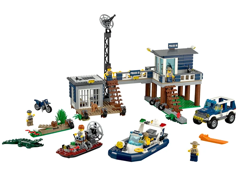 Swamp Police Station - LEGO Set 60069-1 - 2015