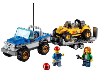 LEGO 60082-1 Dune Buggy Trailer — 222 pieces, released 2015