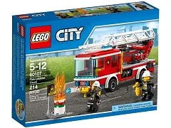 Fire Ladder Truck - View 2