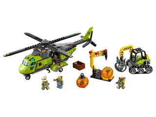 LEGO 60123-1 Volcano Supply Helicopter — 330 pieces, released 2016