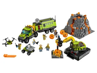LEGO 60124-1 Volcano Exploration Base — 824 pieces, released 2016