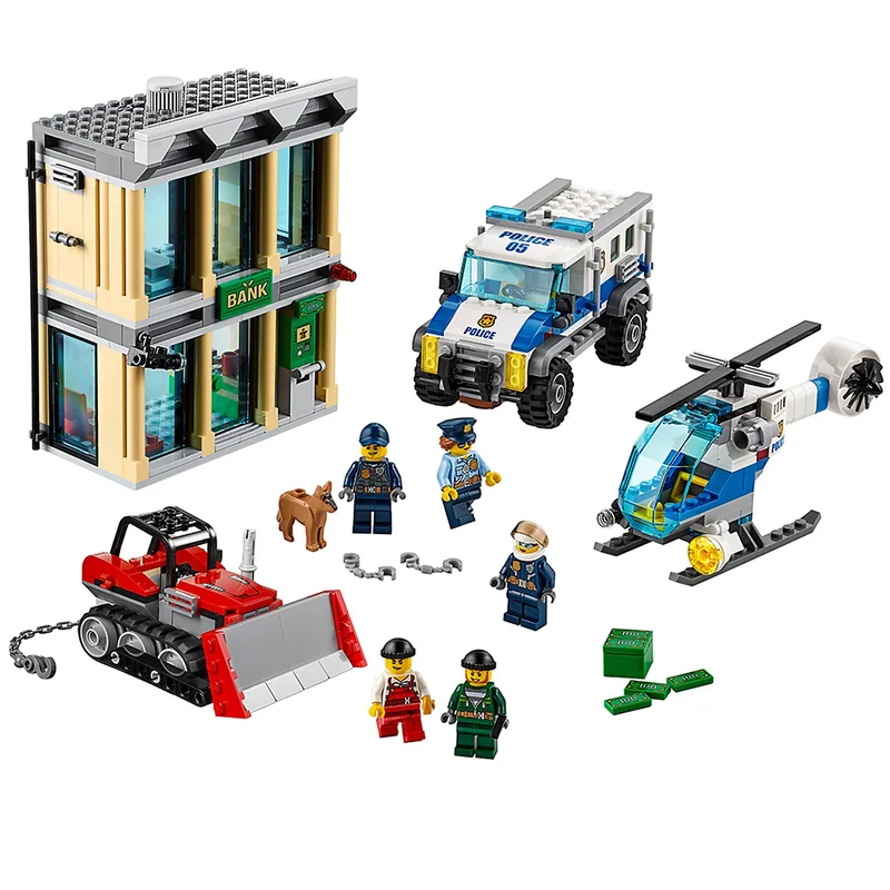 Bulldozer Break-In - LEGO Set 60140-1 - 2017