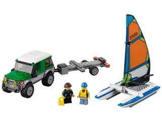 LEGO 60149-1 4x4 with Catamaran — 198 pieces, released 2017