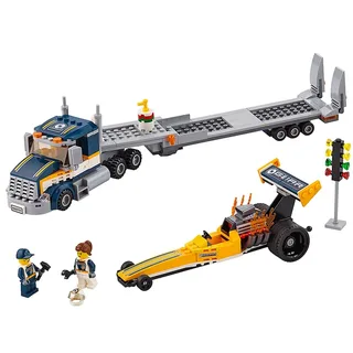 LEGO 60151-1 Dragster Transporter — 333 pieces, released 2017