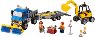 LEGO 60152-1 Sweeper & Excavator — 299 pieces, released 2017