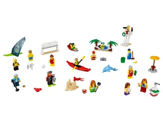 LEGO 60153-1 People Pack - Fun At The Beach — 169 pieces, released 2017
