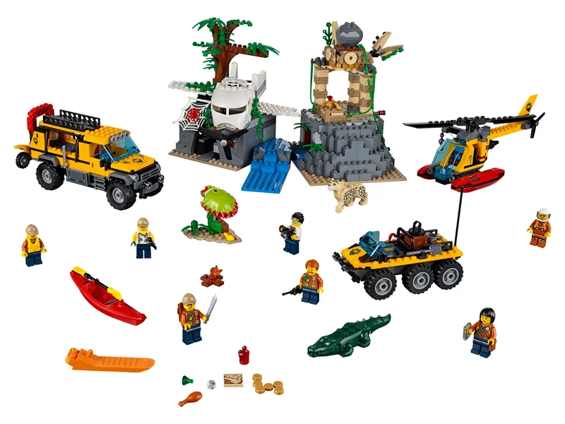 Jungle Exploration Site - LEGO Set 60161-1 - 2017