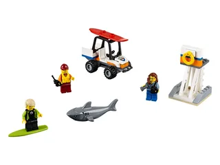 LEGO 60163-1 Coast Guard Starter Set — 76 pieces, released 2017