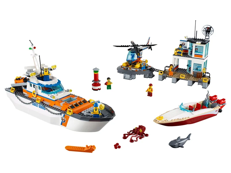 Coast Guard Head Quarters - LEGO Set 60167-1 - 2017