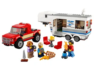 LEGO 60182-1 Pickup & Caravan — 344 pieces, released 2018