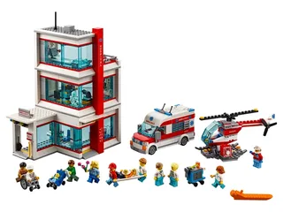 LEGO 60204-1 City Hospital — 861 pieces, released 2018