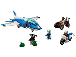 LEGO 60208-1 Sky Police Parachute Arrest — 218 pieces, released 2019