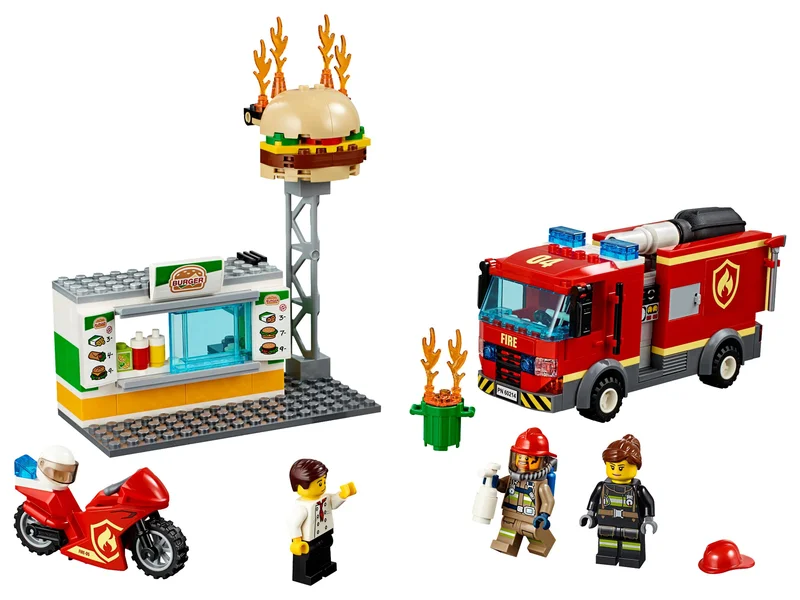 Burger Bar Fire Rescue - LEGO Set 60214-1 - 2019