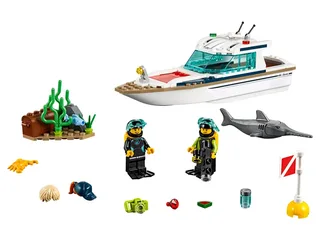 LEGO 60221-1 Diving Yacht — 149 pieces, released 2019