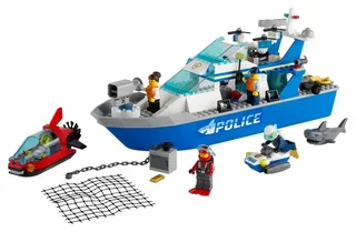 LEGO 60277-1 Police Patrol Boat — 276 pieces, released 2021