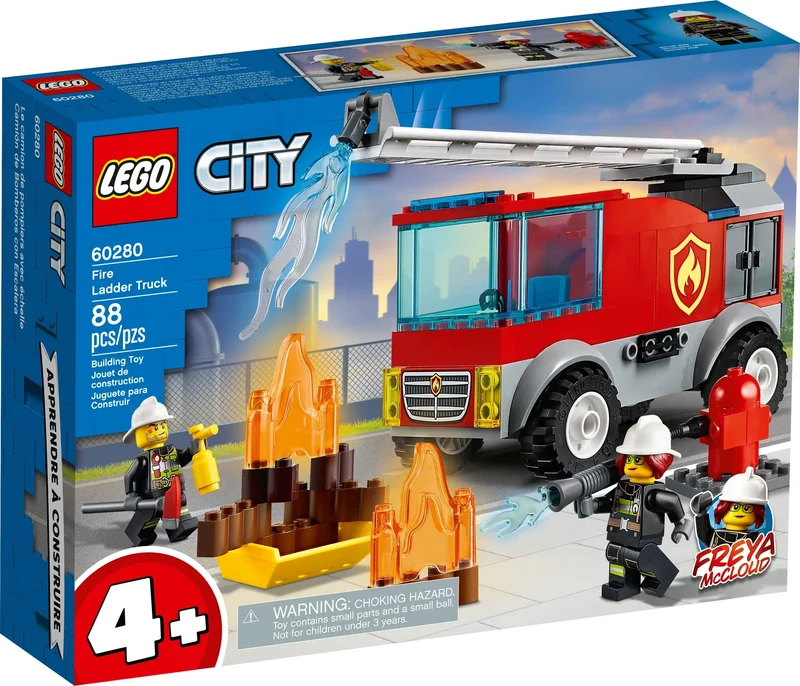 Fire Ladder Truck - View 2