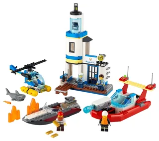 LEGO 60308-1 Seaside Police and Fire Mission — 297 pieces, released 2021